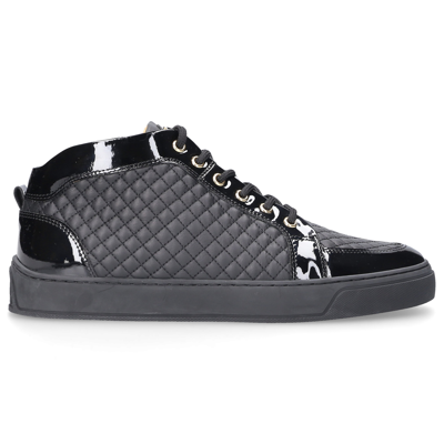 Leandro Lopes Schuhe Sneaker High Ezio Kalbsleder In Black
