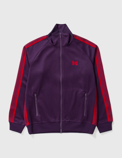 Needles Embroidered-logo Track Jacket In Purple