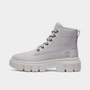 Timberland Greyfield Waterproof Leather Boot In Light Grey Nubuck