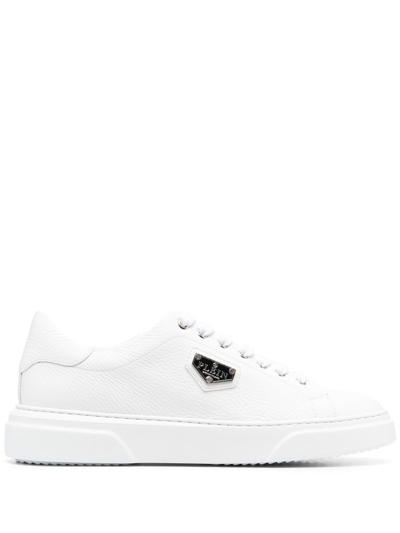 Philipp Plein Iconic Plein Low-top Trainers In White