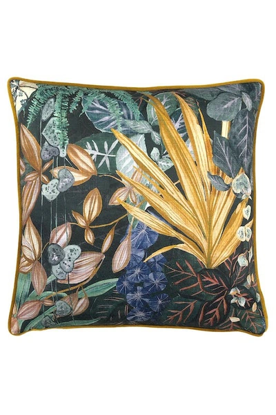 Paoletti Veadeiros Botanical Throw Pillow Cover In Blue