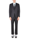 THOM BROWNE MEN'S  GREY OTHER MATERIALS SUIT