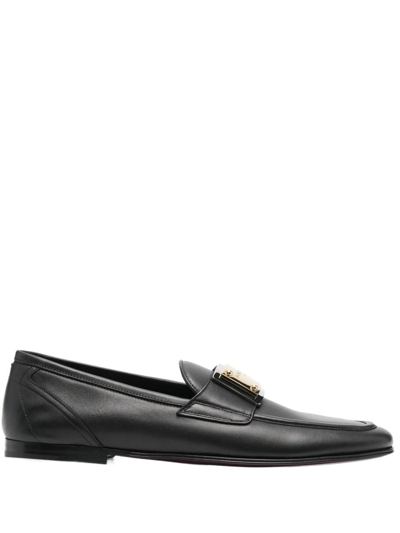 Dolce E Gabbana Men's  Black Other Materials Monk Strap Shoes