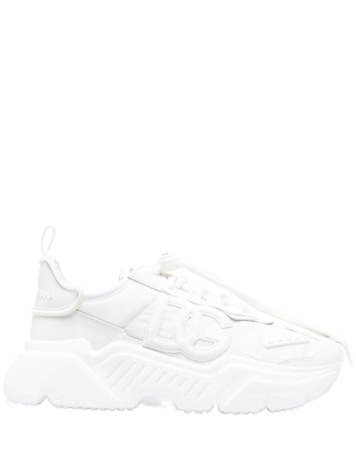 Dolce E Gabbana Women's  White Other Materials Sneakers