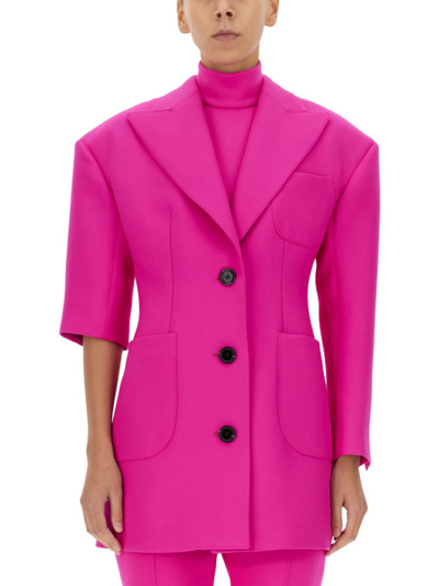 Dolce E Gabbana Women's  Fuchsia Outerwear Jacket