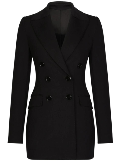 Dolce E Gabbana Women's  Black Other Materials Outerwear Jacket