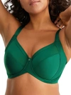 Curvy Kate Wonderfully Full Cup Balcony Bra In Forest Green