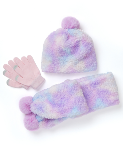 Inmocean Sherpa Hat With Gloves And Scarf Set, 3 Piece In Multi