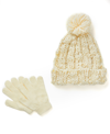 INMOCEAN CHUNKY KNIT HAT AND GLOVE SET, 2 PIECE