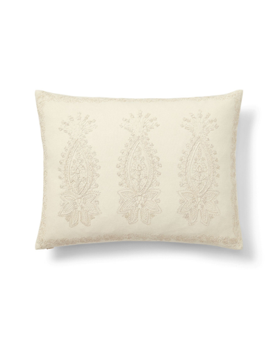 Lauren Ralph Lauren Riley Embroidery Decorative Pillow, 20" X 15" In Tan Multi