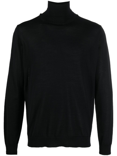 Woolrich Turtleneck Sweater In Black