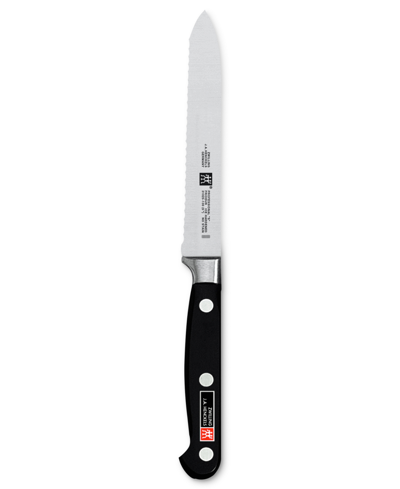 ZWILLING J.A. HENCKELS PROFESSIONAL "S" SERRATED UTILITY KNIFE, 5"