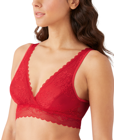 B.tempt'd By Wacoal No Strings Attached Daywear Bralette In Red