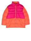 DSQUARED2 COLOR-BLOCK PUFFER JACKET