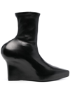 GIVENCHY SCULPTED-DETAIL 120MM ANKLE BOOTS
