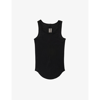 Rick Owens Cotton Jersey Tank Top In Black