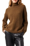 FRENCH CONNECTION FLOSSY VIOLA HIGH NECK SWEATER