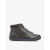 BELSTAFF RALLY LEATHER HIGH-TOP TRAINERS