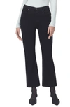 Citizens Of Humanity Isola High Waist Crop Bootcut Jeans In Plush Black