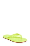 Christian Louboutin Super Loubi Flip Flop In Fluo Yellow