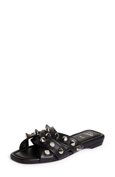 Christian Louboutin Miss Spika Leather Sandal In Multi