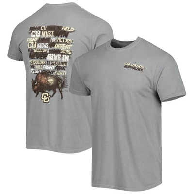 Image One Gray Colorado Buffaloes Hyperlocal T-shirt