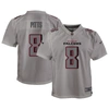 NIKE YOUTH NIKE KYLE PITTS GRAY ATLANTA FALCONS ATMOSPHERE GAME JERSEY