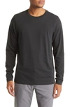 Rhone Element Long-sleeve Tee In Black