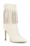 Nine West Tries Pointed Toe Bootie In Ivory 150