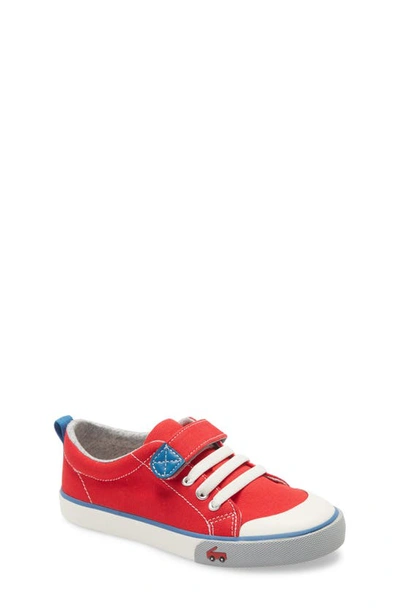 See Kai Run Kids' Stevie Ii Sneaker In Red/ Blue