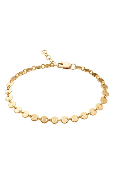 Made By Mary Poppy Link Bracelet In Gold