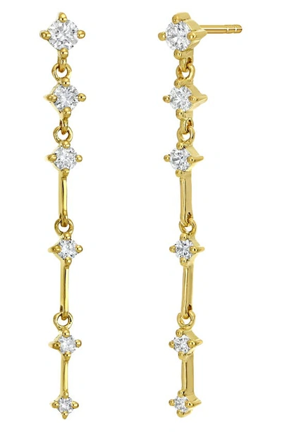 Bony Levy Solstice Diamond Drop Earrings In 18k Yellow Gold