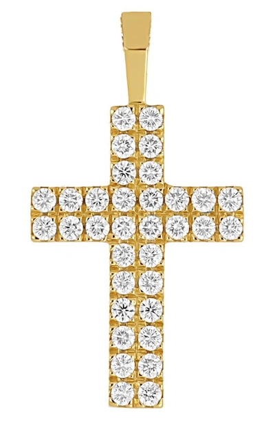 Bony Levy Diamond Cross Enhancer In 18k Yellow Gold