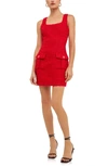 Endless Rose Bouclé Tank Dress In Red