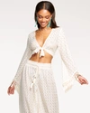 RAMY BROOK ELVIRA COVERUP CROP TOP