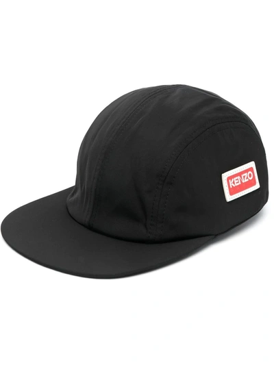Kenzo Logo-print Cap In Black