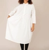 BEAUMONT ORGANIC Marge Dress in Perfect Pale