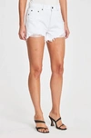 Pistola Nova Denim Shorts In White Lightning