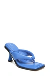 Circus By Sam Edelman Skeet Womens Faux Leather Flip Flop Thong Sandals In Cobalt Sky
