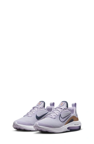 Nike Kids' Air Zoom Arcadia 2 Running Shoe In Grape/ Copper/ Violet / Blue