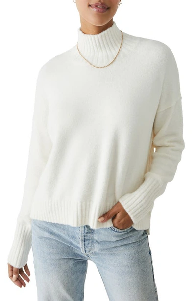 Free People Vancouver Turtleneck Sweater In Ivory