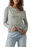 Free People Kimmi Cotton Blend Top In Grey