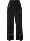 ERMANNO SCERVINO CROPPED HIGH-RISE PANTS,D306P305CQN11888737