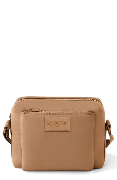 Dagne Dover Micah Water Resistant Crossbody Bag In Camel