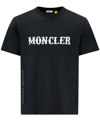 Moncler Genius Logo Cotton Jersey T-shirt In Nero