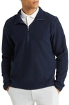 Cutter & Buck Eco Sherpa Mens Fleece Jacket In Navy Blue