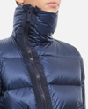 Sacai Stand Collar Longsleeve Puffer Jacket In Blue