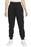 Nike Black Sportswear Phoenix Lounge Pants In Black/ Sail