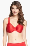 Wacoal Basic Beauty Seamless Underwire Bra In Chinese Red