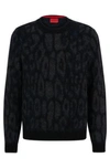 HUGO OVERSIZED-FIT SWEATER WITH JAGLION MOTIF